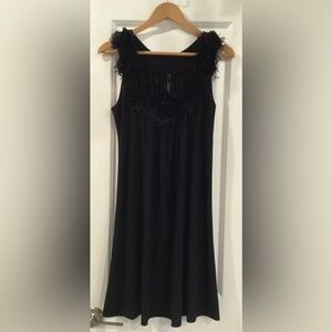 Nic & Dom Frayed Rose Collar Dress